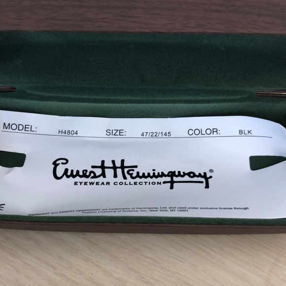 Cute Ernest Hemingway eyeglass frames. - Picture 2 of 3